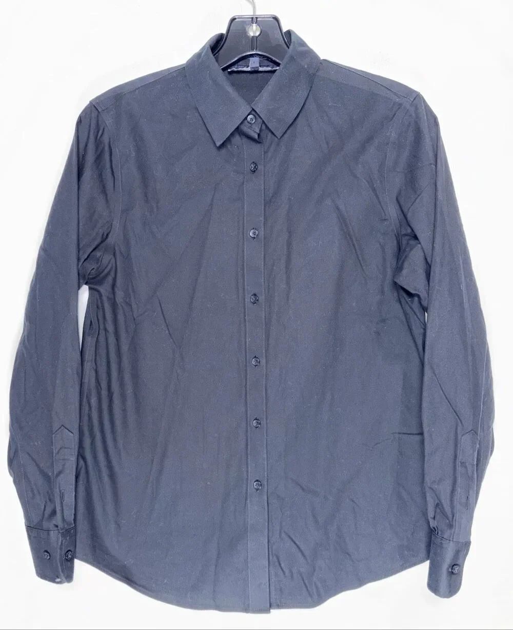 Jones New York black button down size small